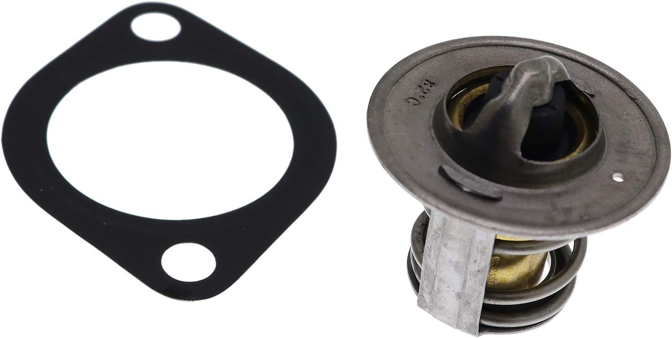 JEENDA Thermostat 180°15531-73010 15531-73014 for Kubota Engine D722 D750 D850 V1200 Kubota G6200H G3200 G5200H BX1870 BX1860 B1750D B1750E B1750HSTD B20 B7200D B7200E BX1800D BX1830D BX1850D