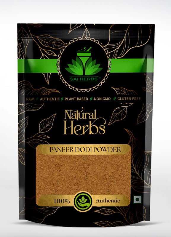 SAI HERBS Paneer Dodi Powder - Paneer Doda Powder - Paneer ka Phool Powder - Withania Coagulans Powder - Pure & Natural (500 Grams) (B09TYYXBS1) Amazon Price History, Amazon Price Tracker