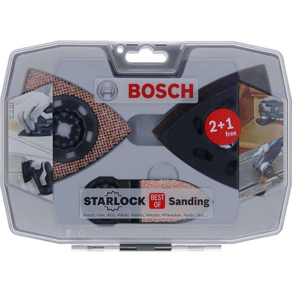 Bosch Accessories Starlock Best of Sanding 6 pces disque abrasif pour bois et mortier