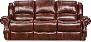 Cambridge Telluride Indoor Double Reclining Couch for Living Room, Famil...