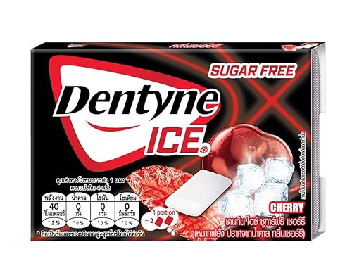 Dentyne Ice Cherry Flavoured Sugar Free Chewing Gum | 20 packs