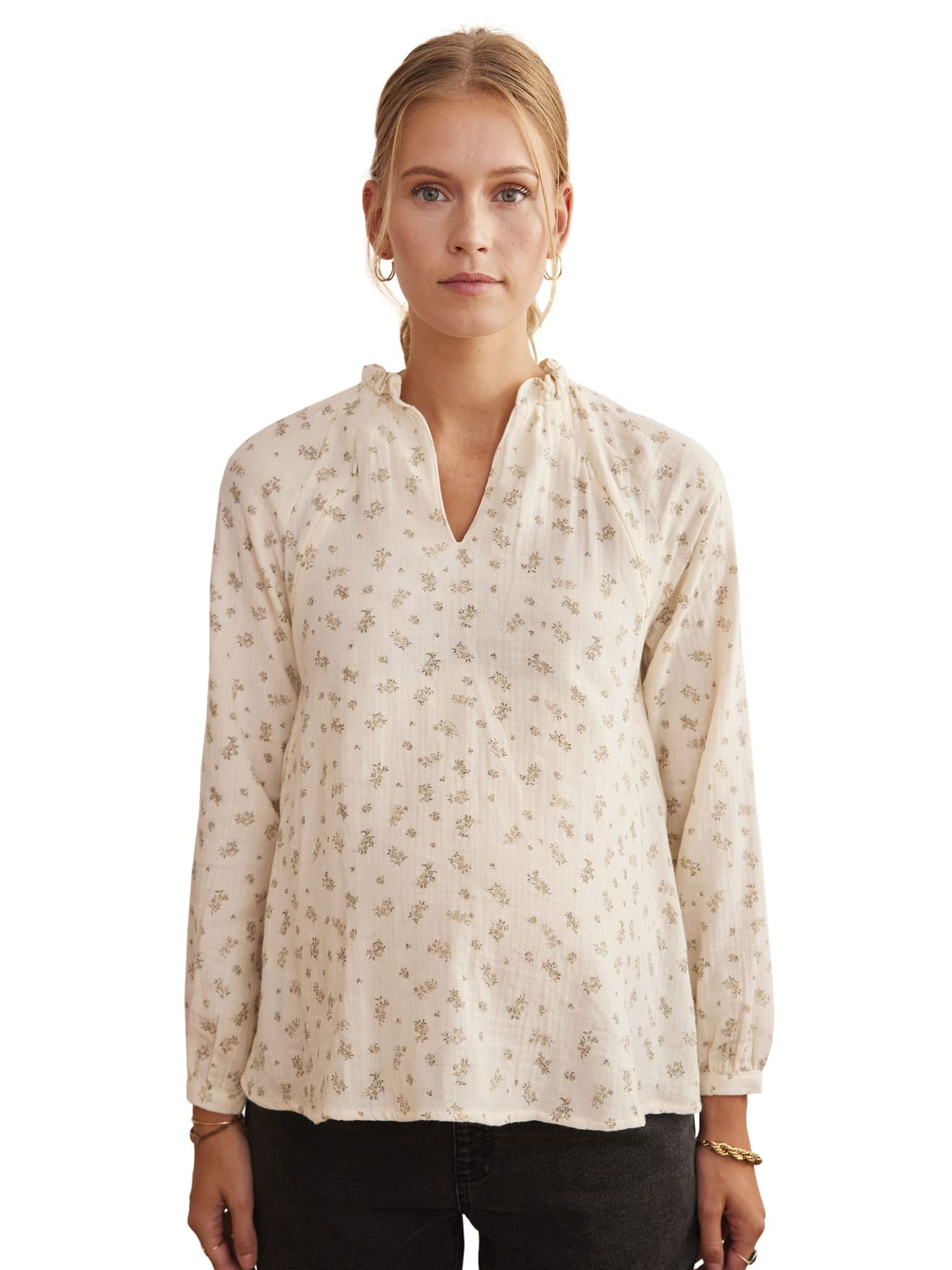 VERTBAUDET Blouse Gaze de Coton imprimé Grossesse et Allaitement