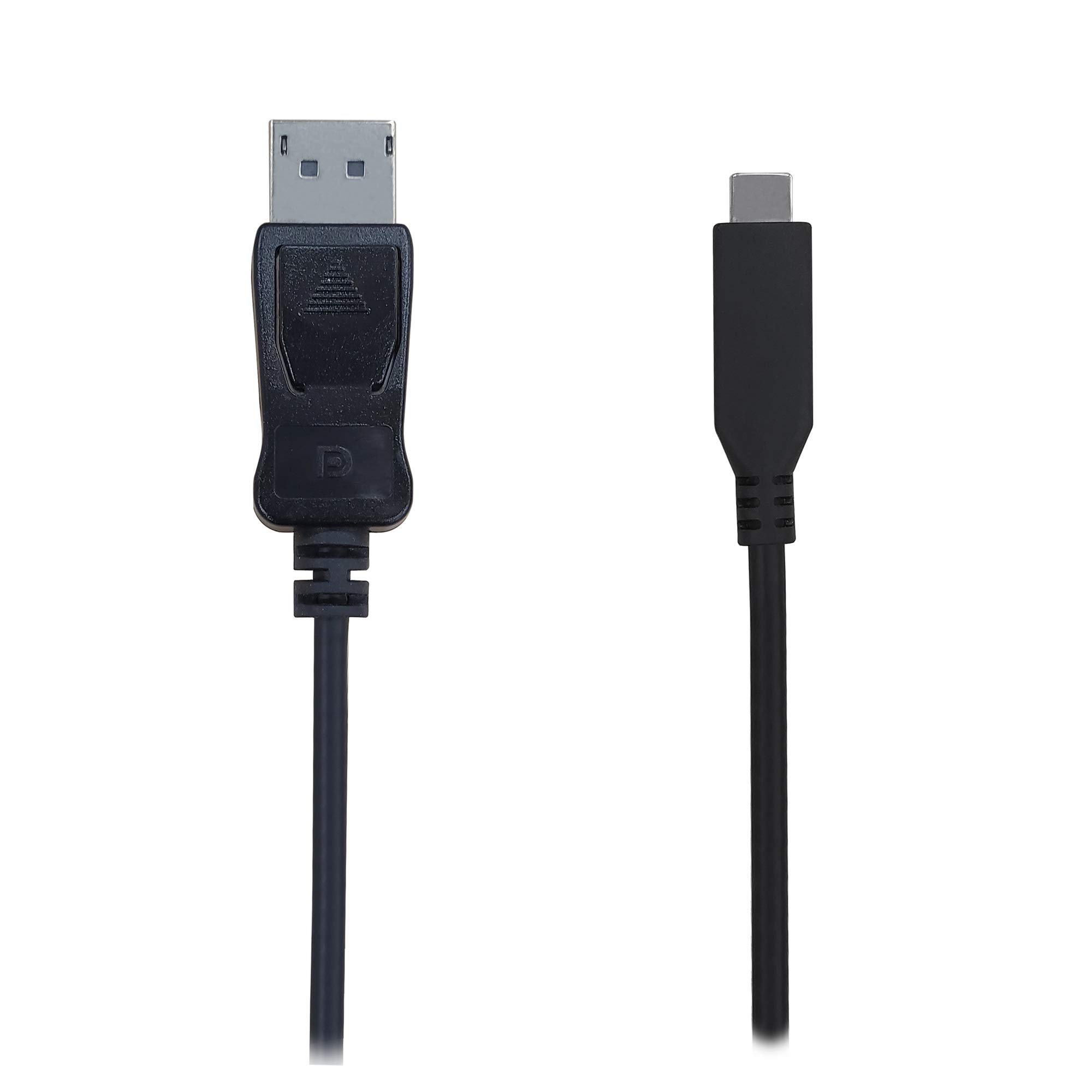 Accell Cable USB-C a DisplayPort 1.4 – Cable adaptador de video bidireccional 8K, HBR3/HDR/DSC – Compatible con USB-C/Thunderbolt 3, negro (U243C-006B-2)