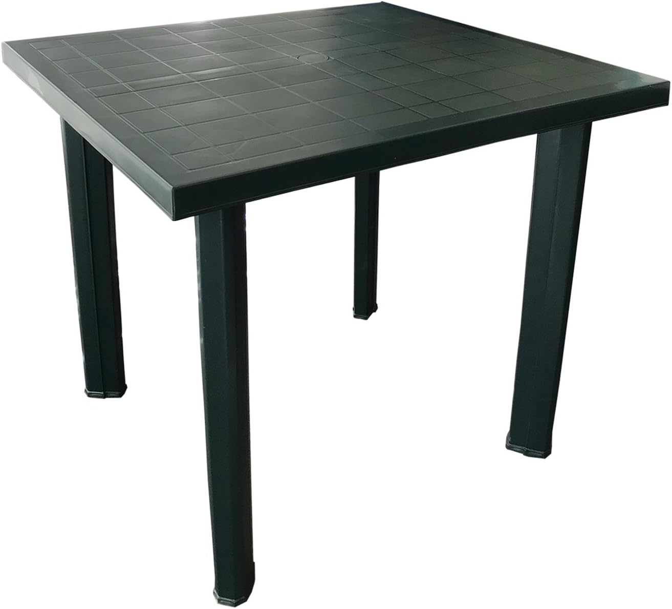 Mojawo Bistro Table Plastic 80 x 75 cm Fiocco Green Square Balcony Table Garden Table Patio Table