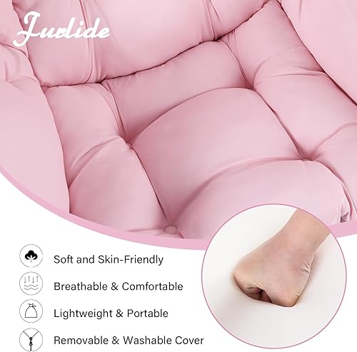 Miniatura 9 de Silla Lazy con otomana, moderna silla de estar con almohada lumbar, sillón de lectura acogedor y reposapiés plegable para dormitorio, sala de estar,