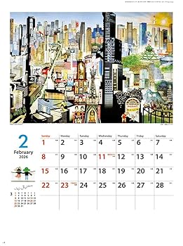 Amazon | 新日本 藤城清治B 2026年カレンダー 54×38cm CL-464