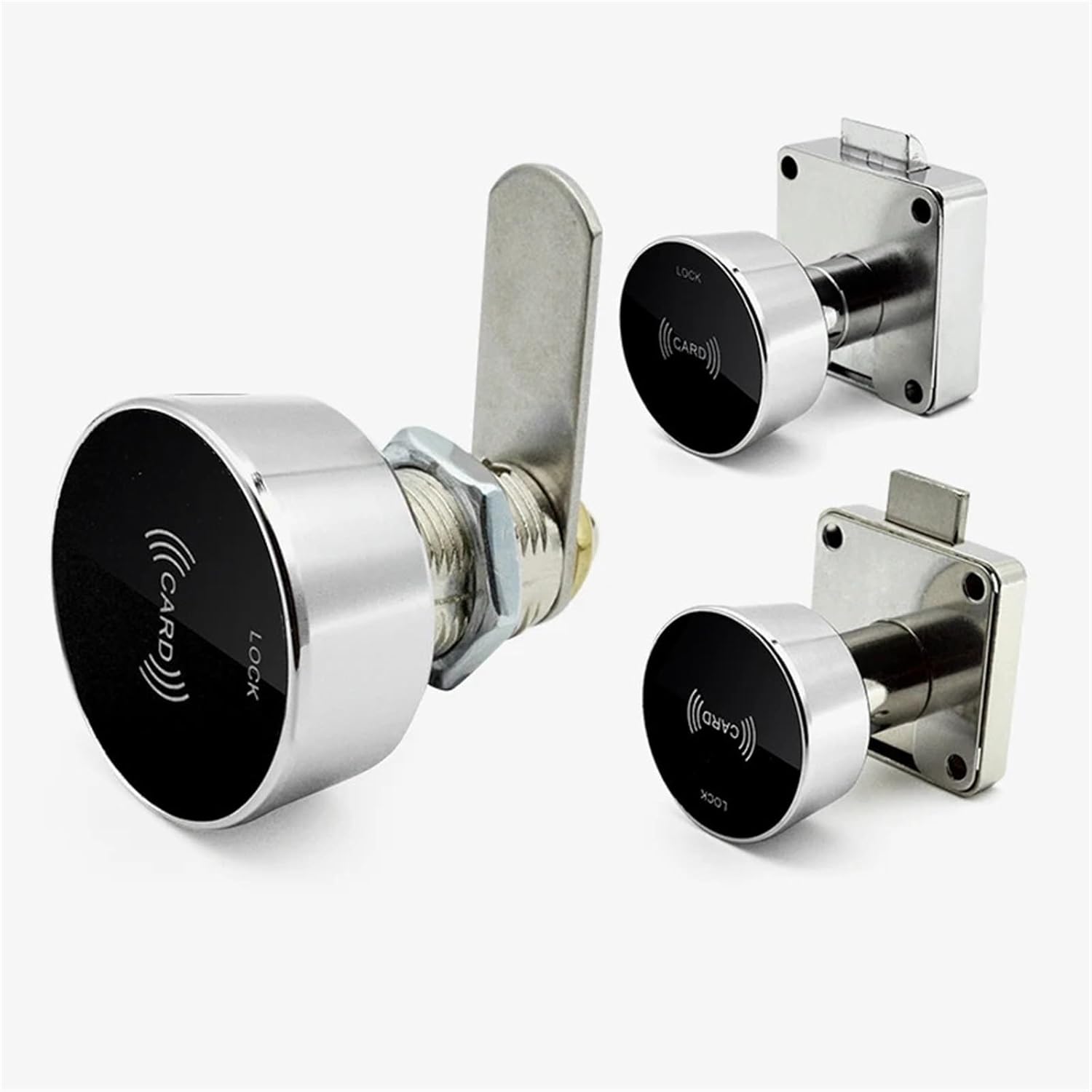 Smart Home Touch Screen Electronic Password Swipe Card Lock Gym Office Drawer Message Box File Cinet Door 1Pcs(MS139-22)