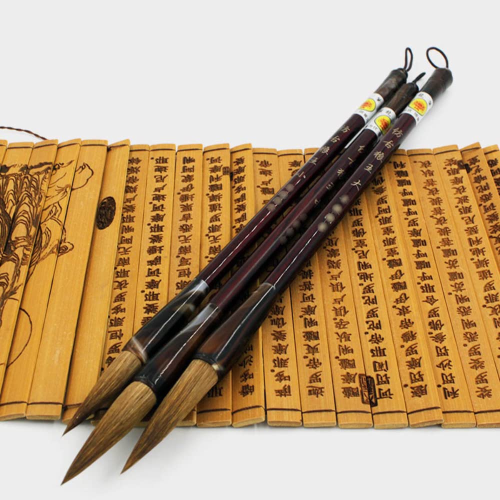 3Pcs Cinese Scrittura Penna Calligrafia Pennello Set Artista Disegno Pennello Per Arte Disegno Pittura
