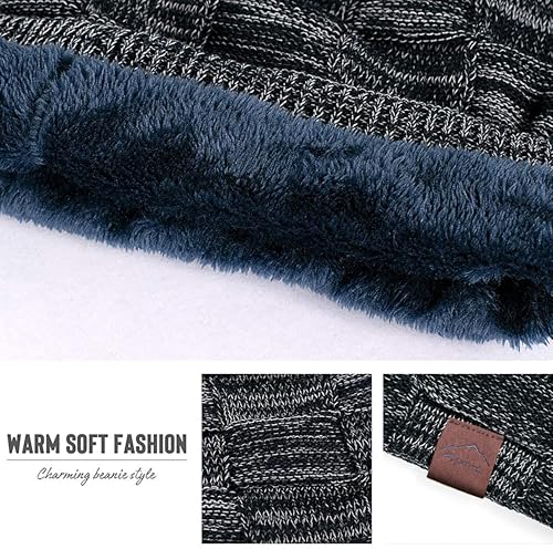 Image of DENIMHOLIC Winter Cap for Men, Beanie Cap for man,Winter Cap for Women, Woolen Cap for Women, Woolen Cap for Men