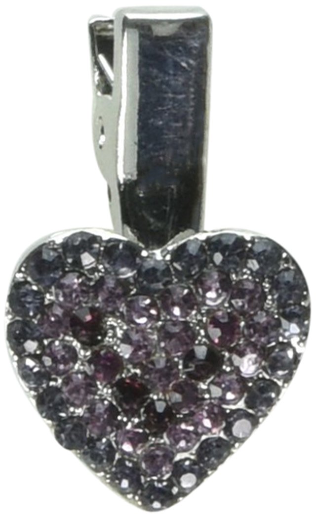 Mirage Pet Products Heart Clip for Pets, Purple