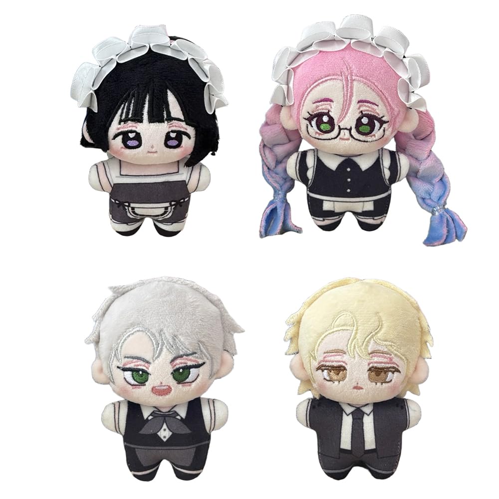 Zhongkaihua Anime Plush Mizi/Till/Luca/Sua Figures Soft Anime Stuffed 4pcs Pendant Bag Backpack Key Accessories Cute Pendants Decorations Collectibles 10CM โ image 1