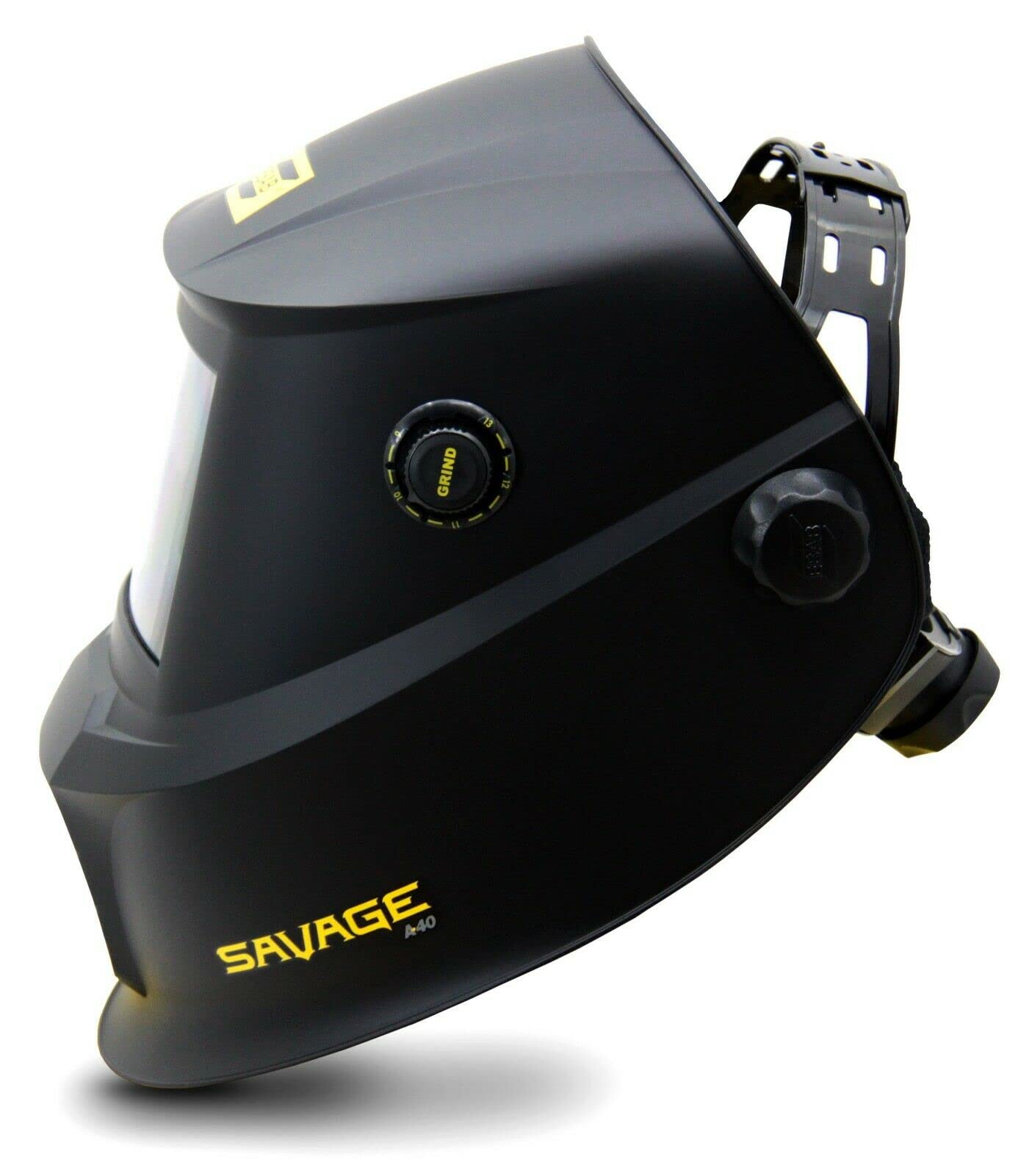 Savage A40 +PAPR AIR Professioneller Schweißmaskenhelm automatisch 1/1/1/2, Schwarz