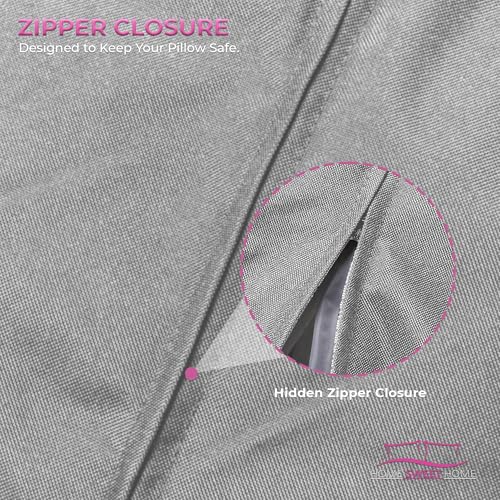 Home Sweet Home UK Outdoor Cushions Waterproof Filled 4 Pack 45x45cm With Invisible Zippered Outdoor Garden Cushions Waterproof 18"x18" With Cushion Covers For Living Room Garden Sofa Bedroom - Image 3