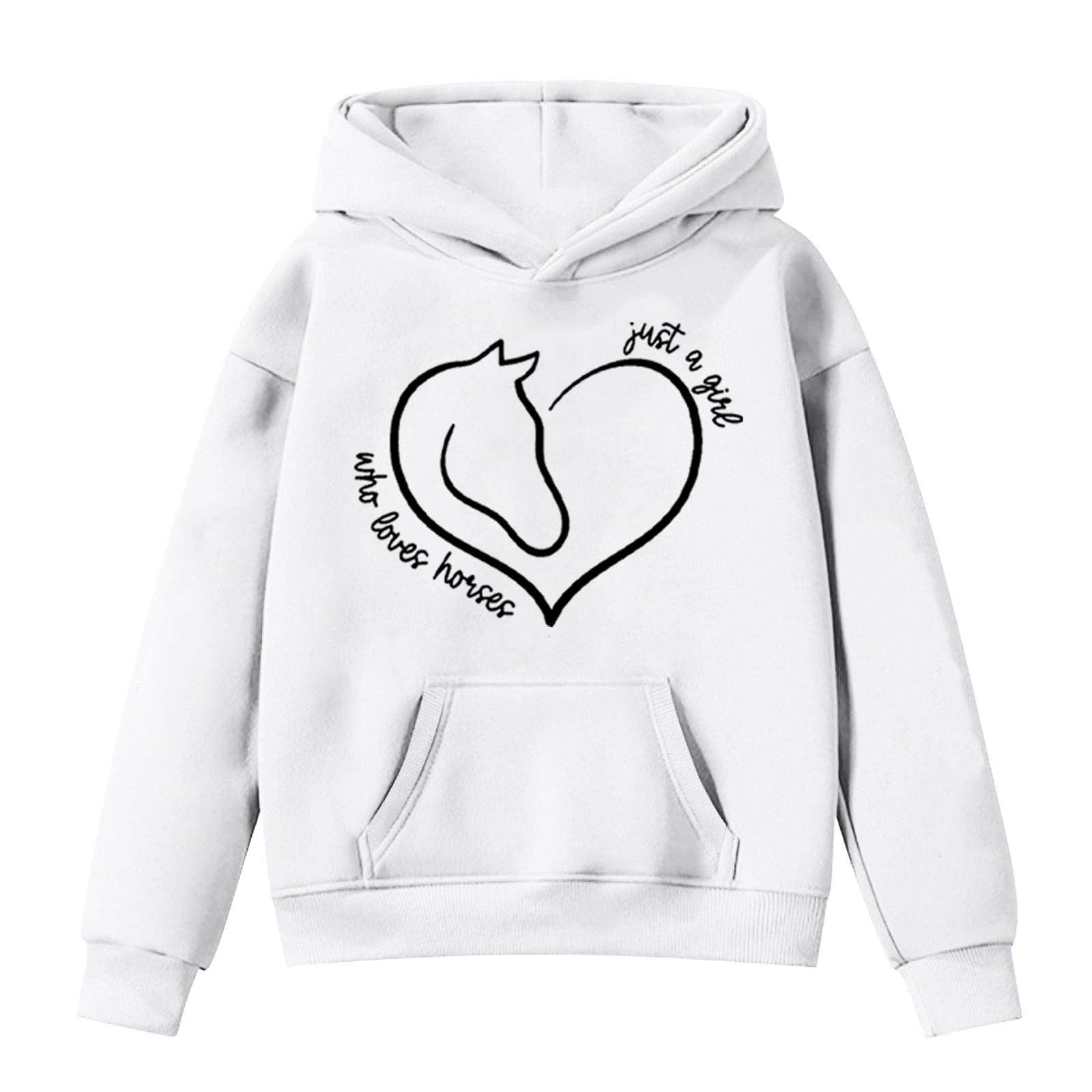 Generisch 2026 Meisjes Hoodies & Sweatshirts Winter Warme Fleece Trui