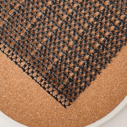 Antideslizante Alfombra 45 x 80 cm de PVC Estera de Agarre Corte a Medida para Suelos Duros y Lisos Cajones, Estantes y Bandejas, Negro