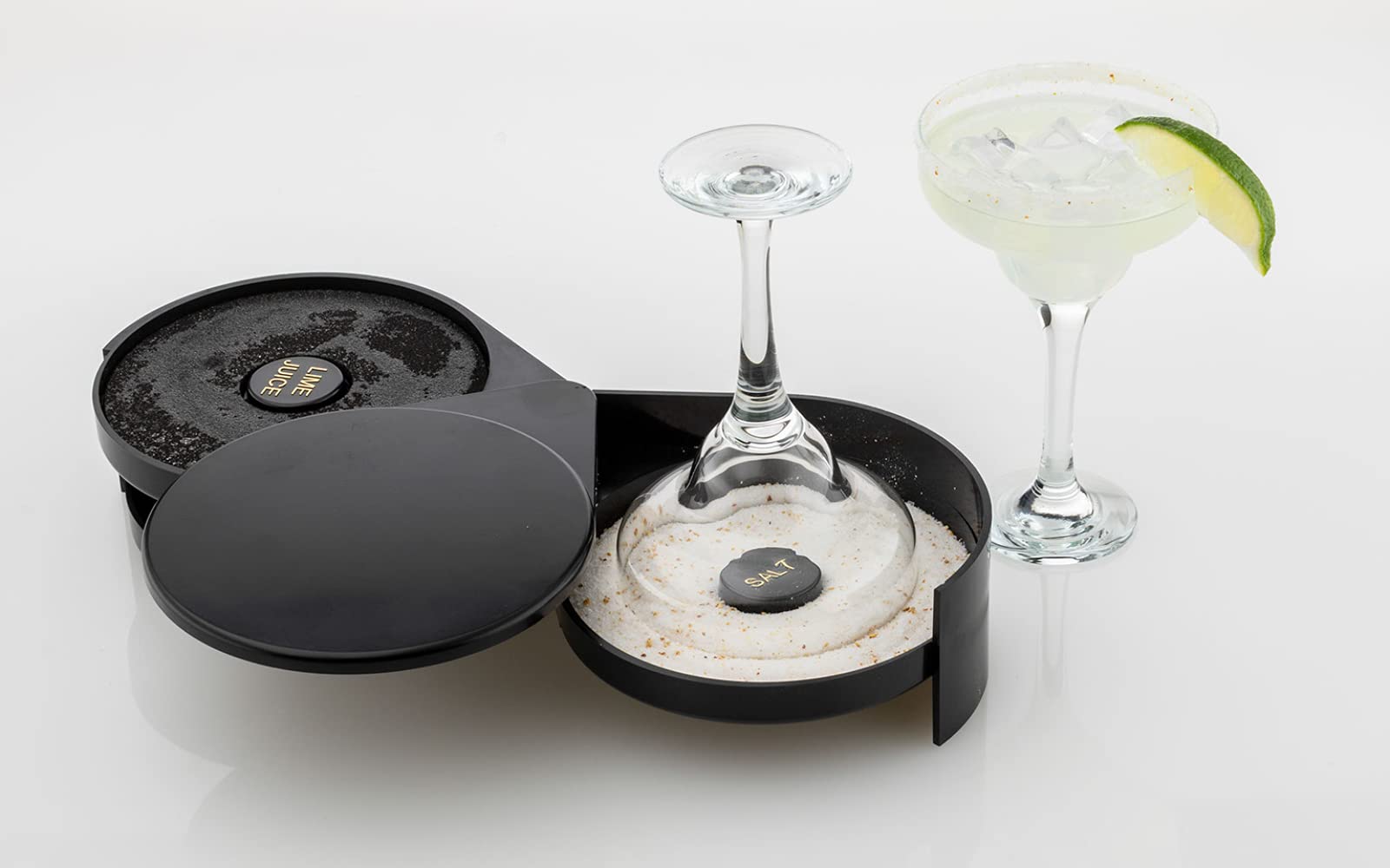 IMC Salt & Sugar Glass Rimmer, Barware, Bar Accessories, 1 Count (Pack of 1)