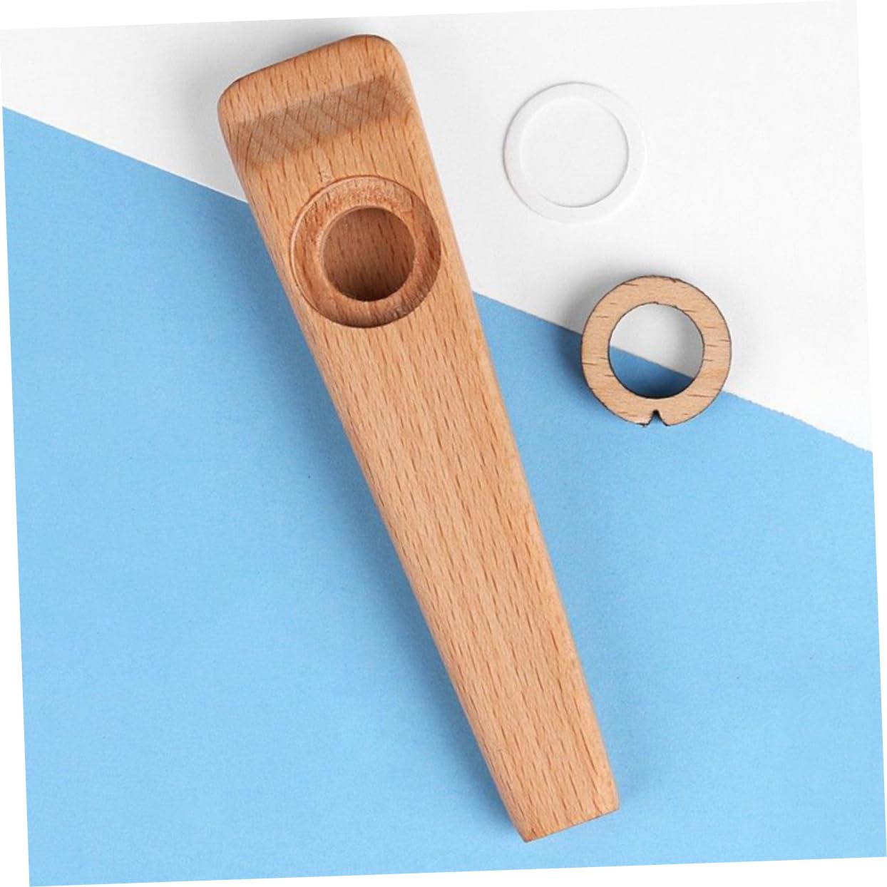 SUPVOX Flauto in Legno Strumento Musicale Kazoo Facile Da Imparare Per Principianti e Amanti Della Musica Compatibile Ukulele e Chitarra Portatile Per Attività All Aperto