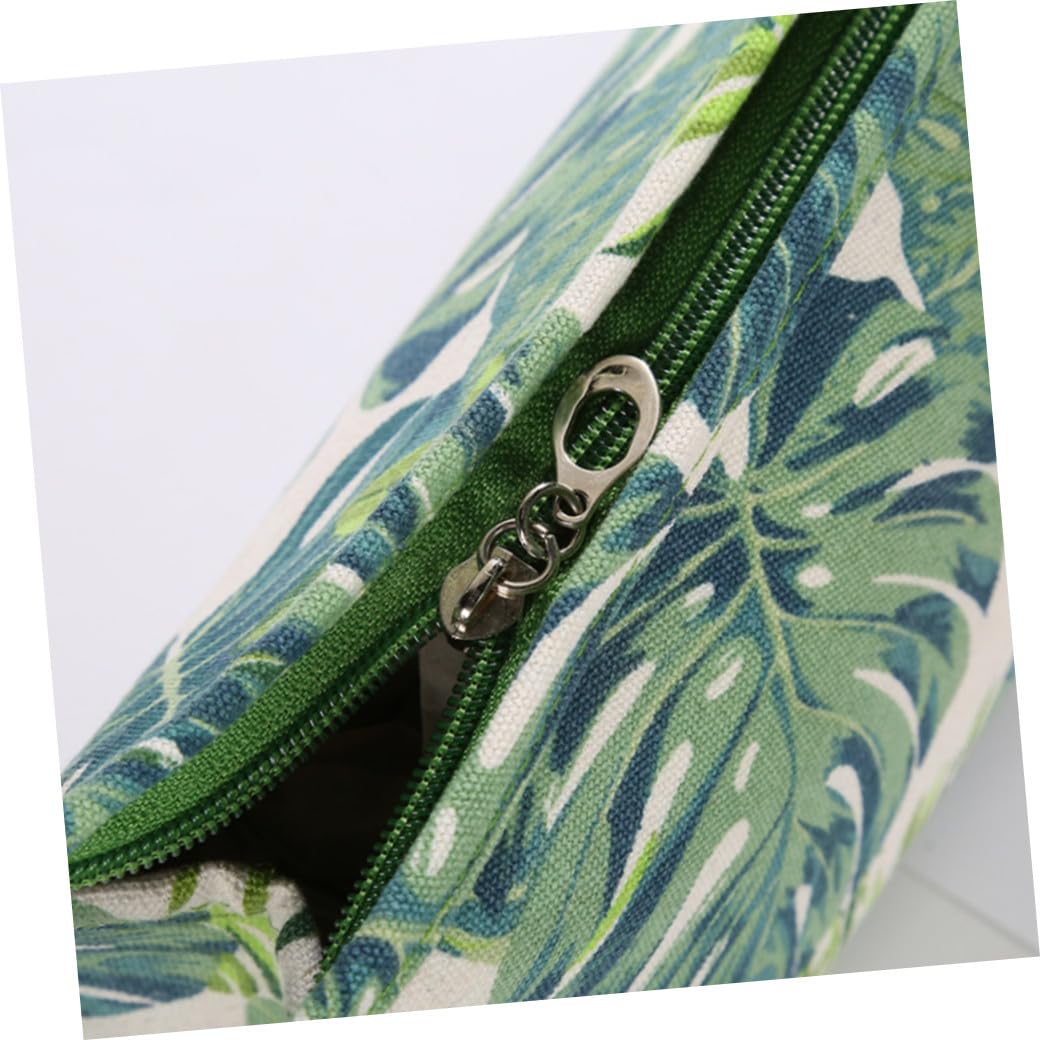 Mipcase 3pezzi Borsa Da Viaggio Multifunzionale Con Stampa Tropicale Monstera Organizer Per Cosmetici e Necessità Da Lavaggio Borsa Tela Portatile e Pratica Per Viaggi e Uso Quotidiano
