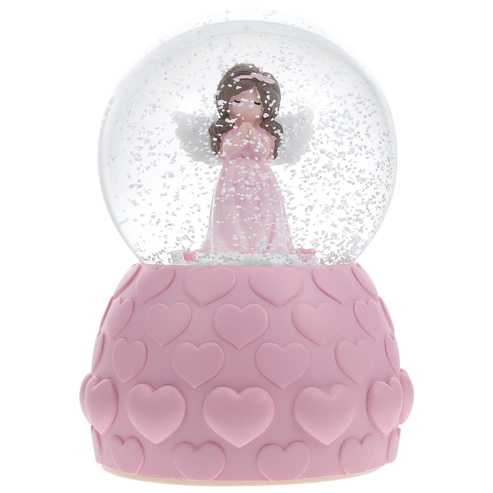 Homoyoyo Caja de Música Esfera de Cristal y Ángel, Rosa