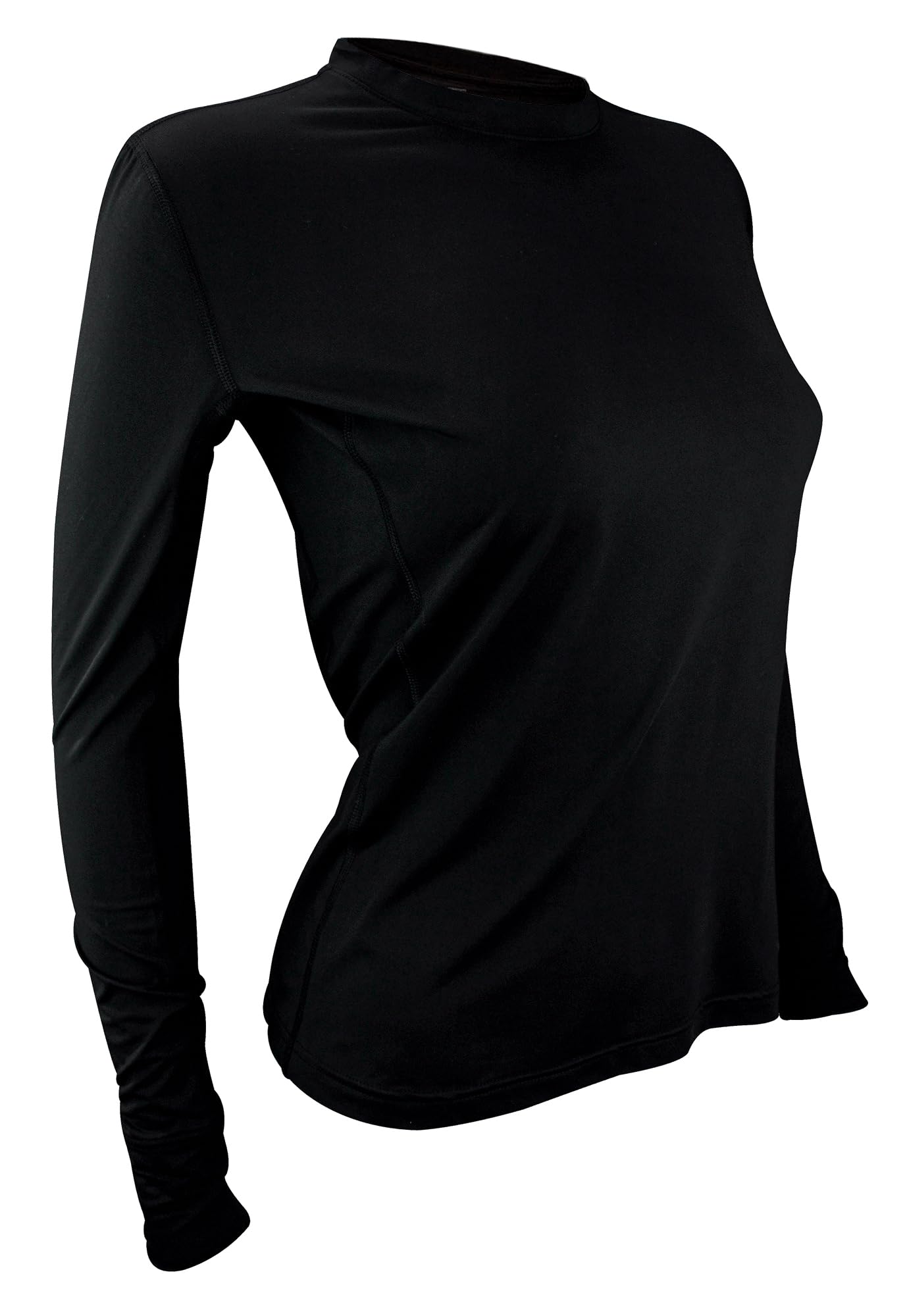 HEAT HOLDERS Womens Long Sleeve Thermal T-Shirt Ladies Winter Underwear Top (M, Black)