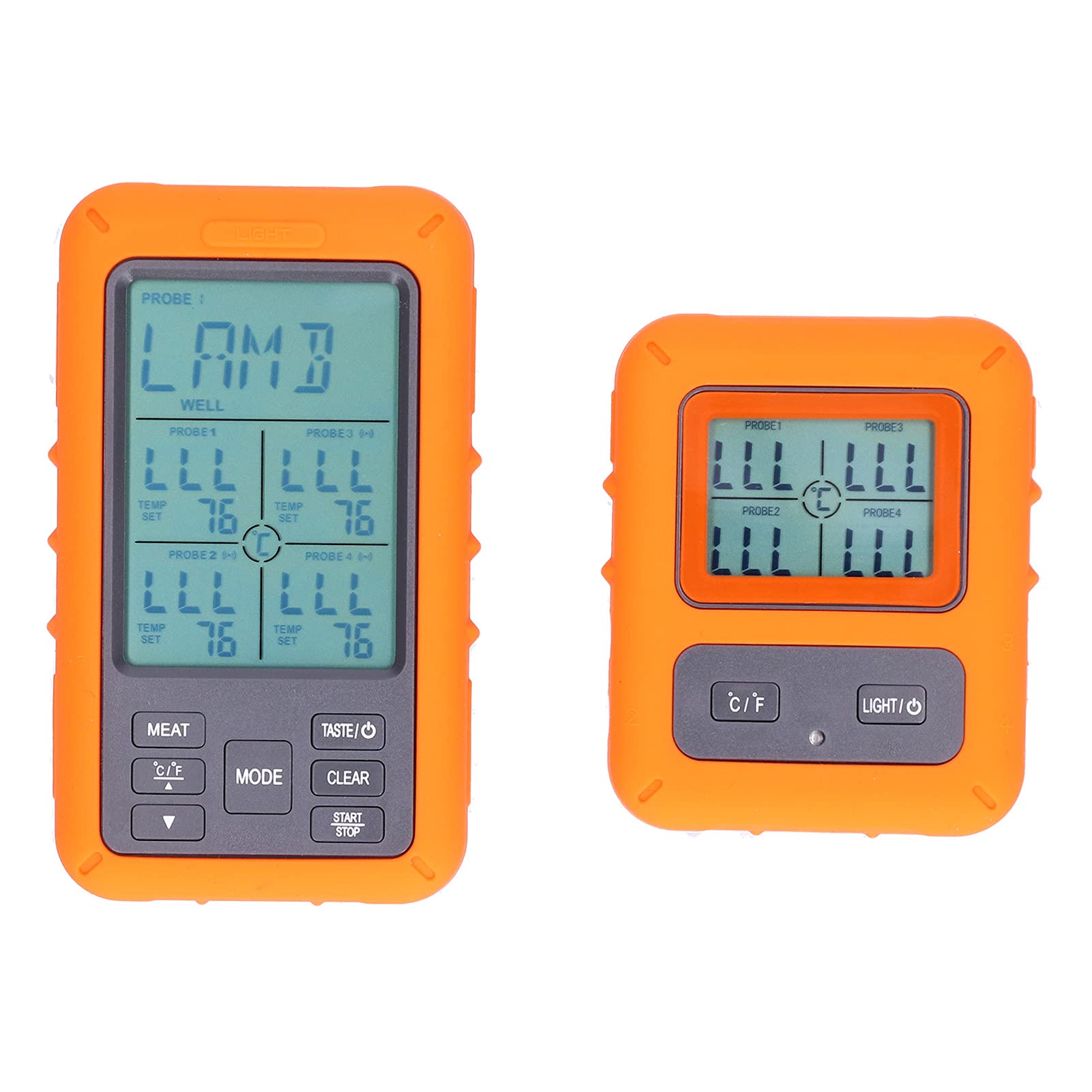 Freidoras de Aire para Cocinar, Termómetros Digitales Carne, Termómetro Carne con Sondas Temperatura, Digital Inalámbrico Inteligente Cocinar