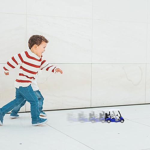 Miniatura 2 de IMIKEYA Carrito de golf Carro de golf modelo de metal fundido a presión Mini 120 Escala Carro de golf Modelo de carrito de golf Carro de golf