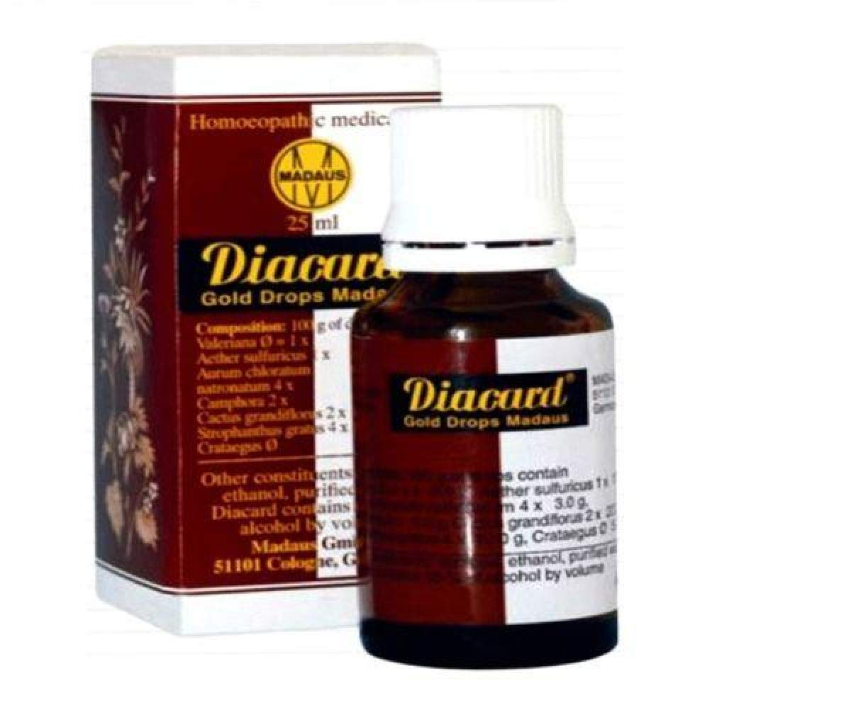 5 x ADEL GERMANY ADEL DIACARD GOLD DROPS MADAUS. - - "Shipping by FedEx"