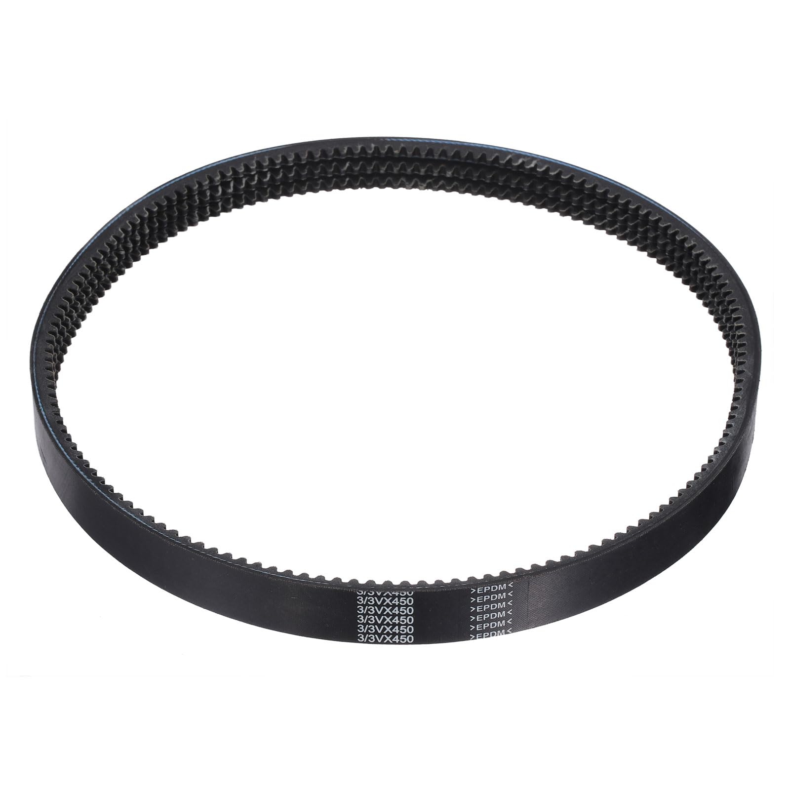 uxcell 3/3VX450 EPDM V-Belt, 3 Banded, 45" Outer Circ x 1.18" W x 0.39" Thk