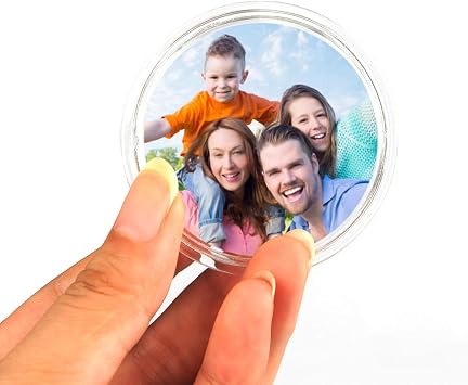 30PCS Make Your Own Badges Kit - 6cm Badge Making Kit for Kids - Clear Button Craft Badges for DIY Craft Activity Decoration Kids Party Bag Fillers