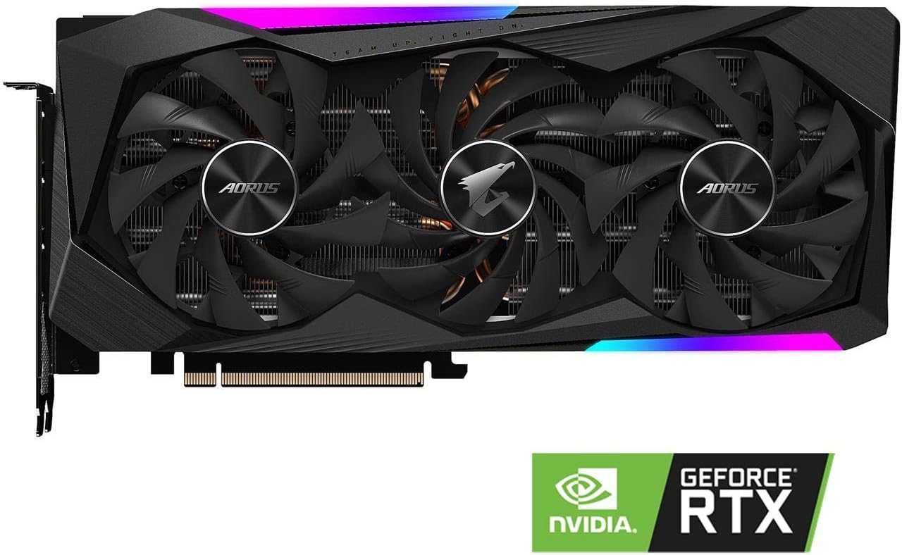 GIGABYTE AORUS GeForce RTX 3070 Master 8G Graphics Card, 3X WINDFORCE Fans, 8GB 256-bit GDDR6, GV-N3070AORUS M-8GD Video Card