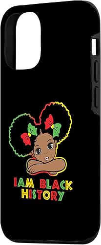 Miniatura 5 de iPhone 14 Pro Max I am Black History Little Girl Afro Love African American Case