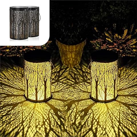 Gadgy Solar Lanterns Set for Garden Cover