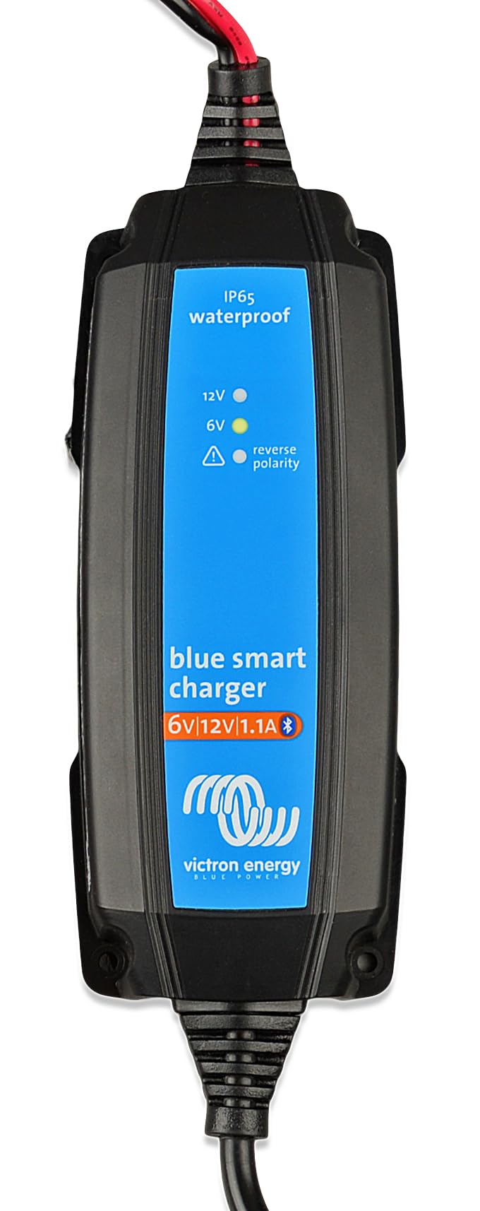 Victron Energy Blue Smart IP65 Smart Car Battery Charger 6V/12V 1.1A, Float & Trickle Charger and Desulfator for Motorcycle, ATV, RV, Lithium and Deep Cycle Batteries