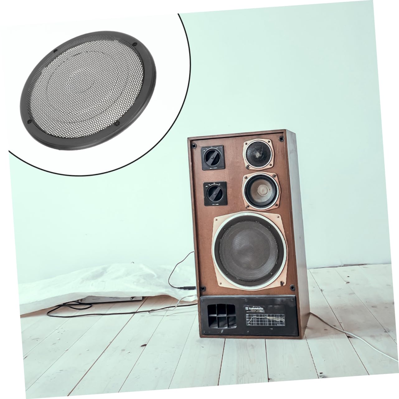 Copertura Miglioramento Qualità Suono Altoparlante Subwoofer Auto e 8 Pollici per in Plastica e Ferro Protezione Resistente 2 Pezzi per Impianto Audio Veicolo