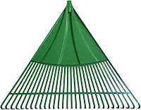 Mega Vassoura Rastelo de Jardim Grande 30 Dentes 74cm Para Folhas, Grama, Palha, Feno, Sem Cabo