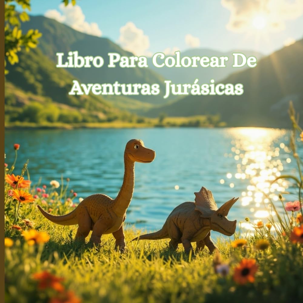 Aventuras Jurásicas: Libro para colorear