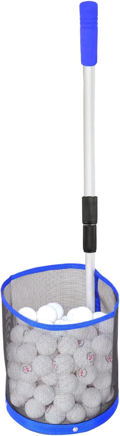 TNZMART Adjustable Ping Pong Ball Picker Portable Table Tennis Retriever Multiple Ball Collector for Picking and Storage