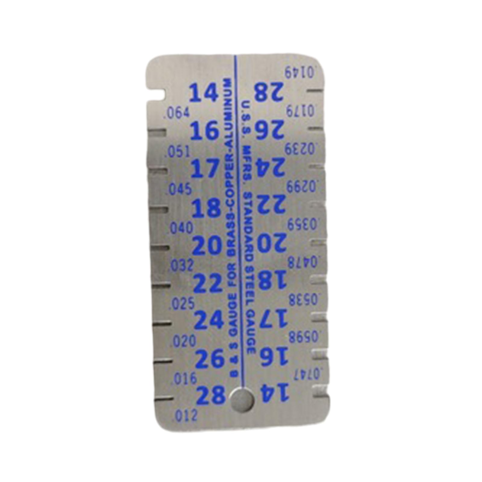 Stainless Steel Thickness Measuring Device With Two Scales Essential For Measuring Aluminum Sheet Thickness At Home Home Use Thickness Gauges Coating Thickness Gauge Thickness Measurement Tool Gauge