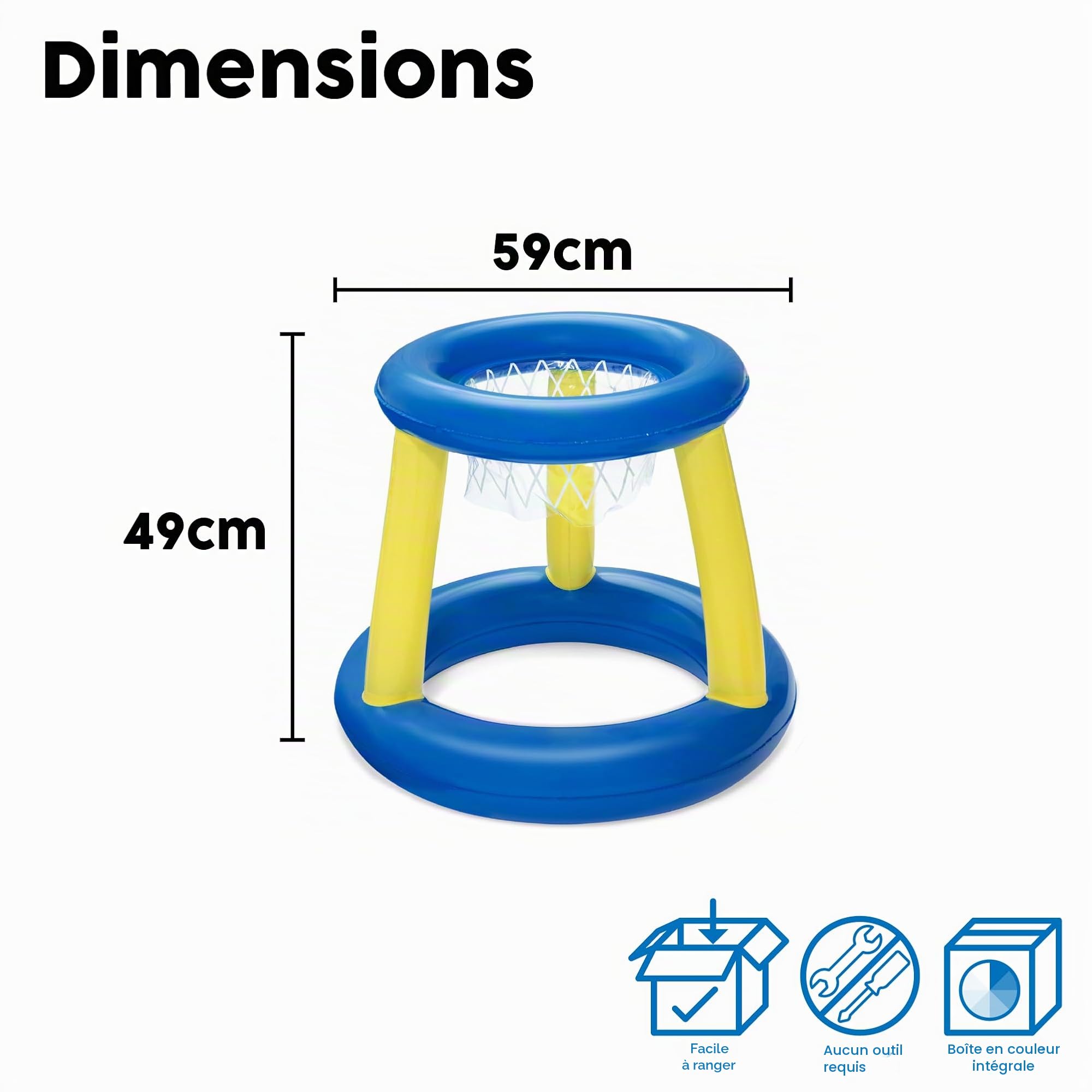 Bestway® Φ24/Φ61cm Splash 'N' Hoop Water Game