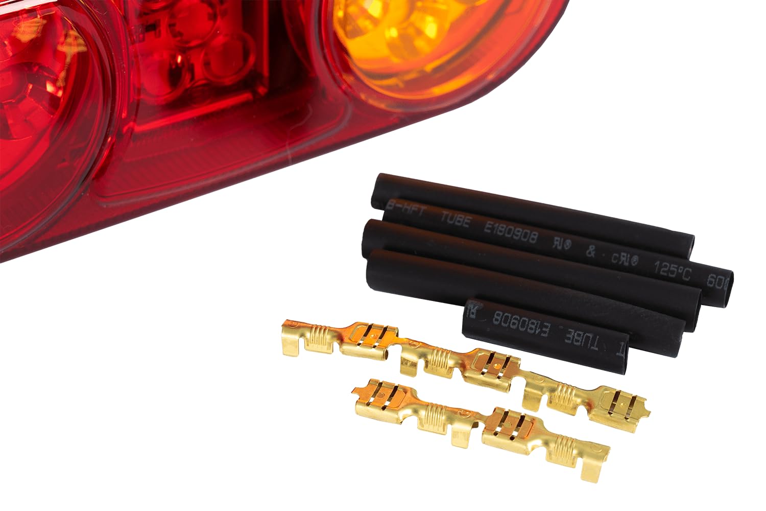 LZD 776 Piloto Trasero LED Izquierdo 5 Funciones para Remolque Lámpara de Freno Posición e Intermitente 12V 24V Impermeable IP55 Homologado 206x174mm