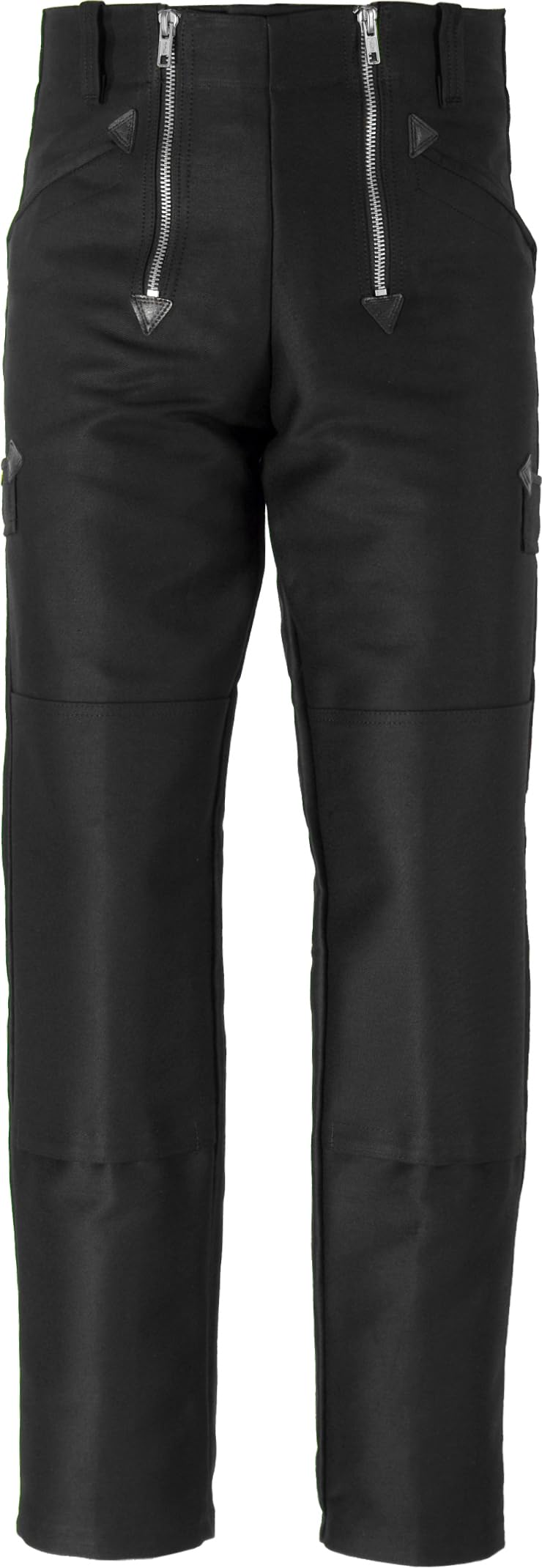 JOB Zunfthose Henk Doppel-Pilot schwarz mit Kniepolstertaschen, 4 cm länger (DE/NL/SE/PL, Numerisch, 24, Regular, Kurz, schwarz)