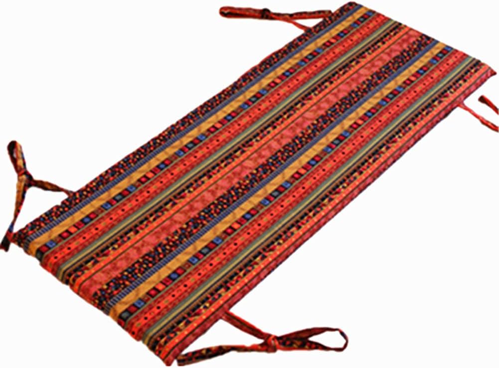 Bench Cushions for Indoor/Outdoor Furniture,Thickened Foam Furniture Cushion for Garden Patio Bench,Non-Slip Tufted Pads for Windowsill/Piano/Porch Swing