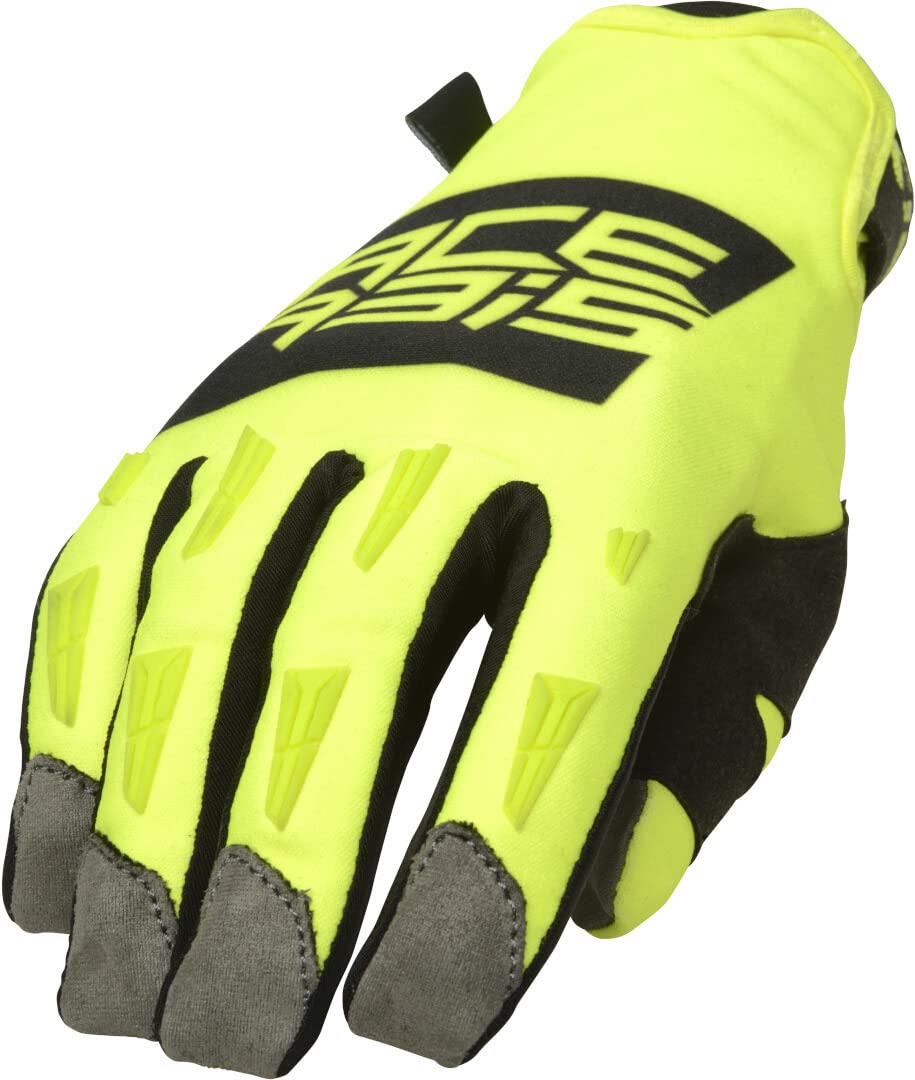 Acerbis Men's Yellow/Black Wp Homologated Motocross Gloves