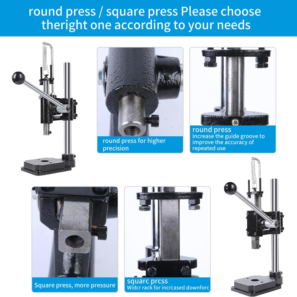 Leather Hole Puncher - Manual Punch Press -4