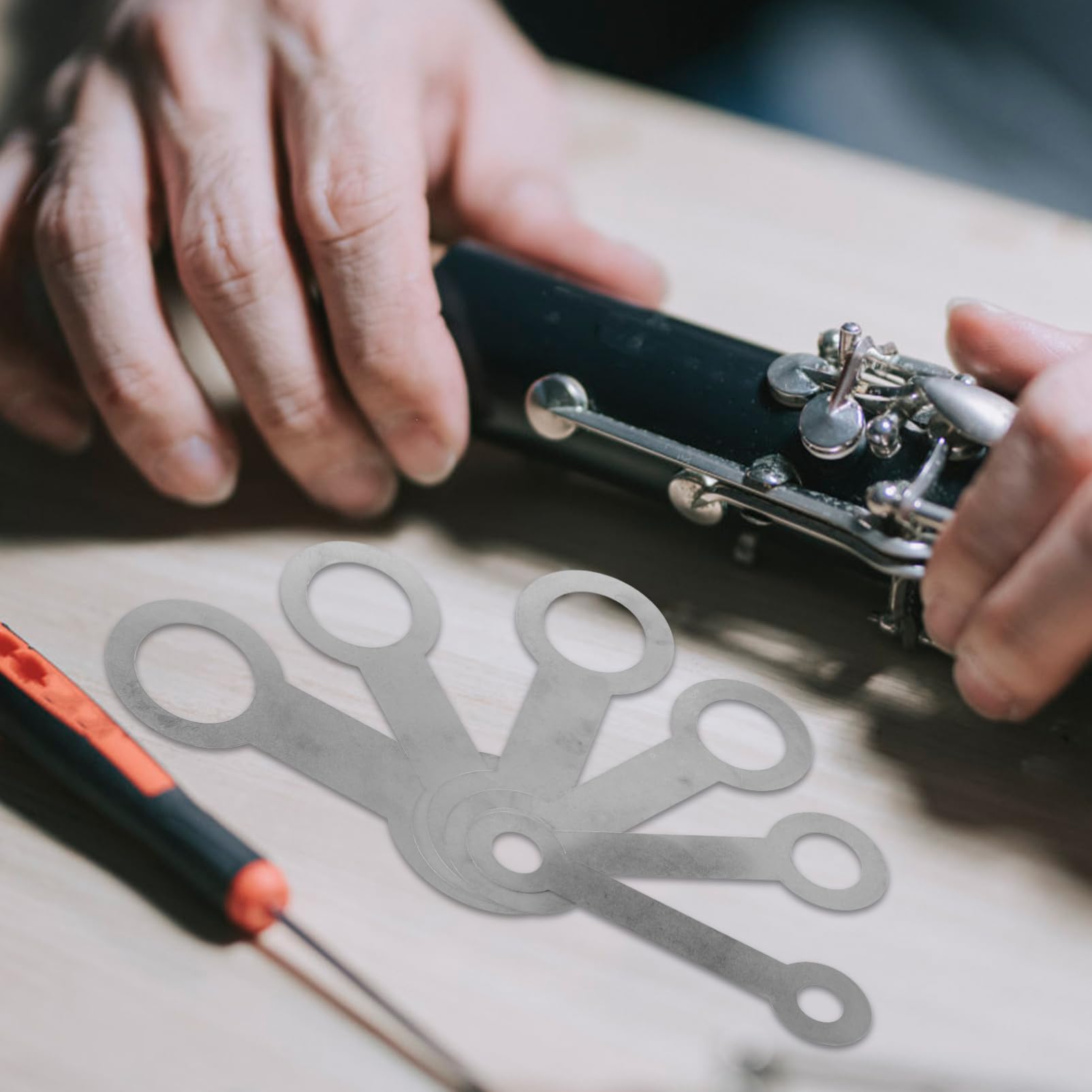 Kit di Riparazione per Strumenti Fiato di Strumenti di Manutenzione per Sassofono e Clarinetto Accessori