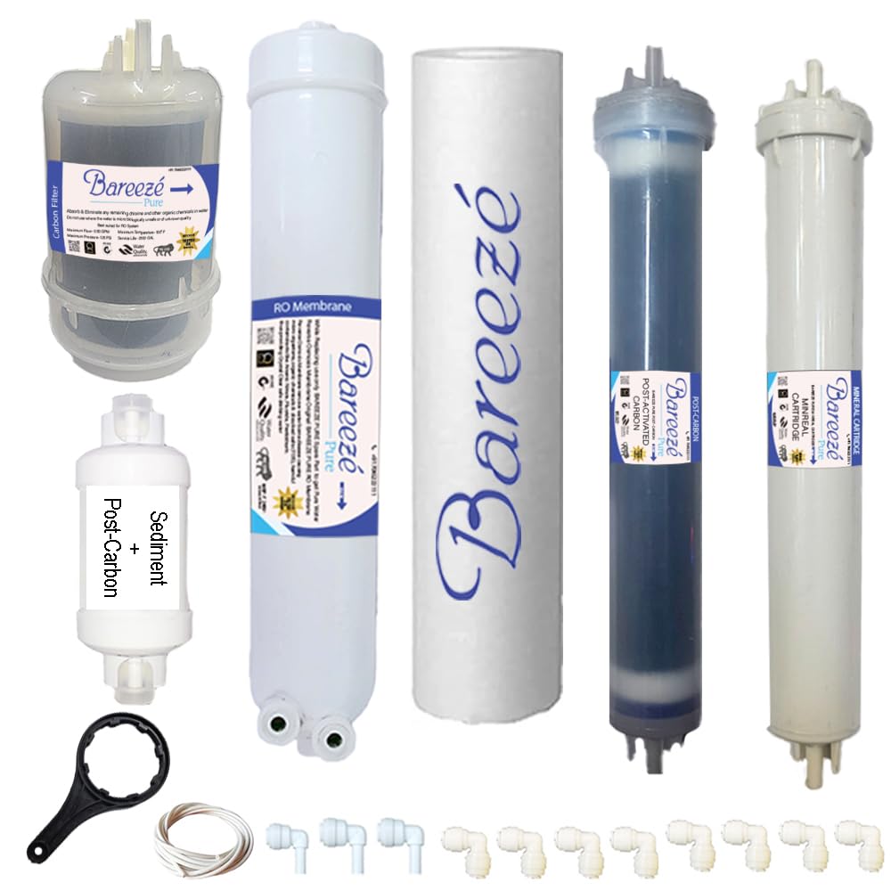 Bareeze Pure Compatible Filter Service Kit for Pureit Ultima Mineral RO+UV Water Purifier-image-25