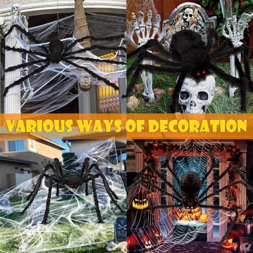 Outdoor Halloween Spider Web Lights DROPS TO - image 8