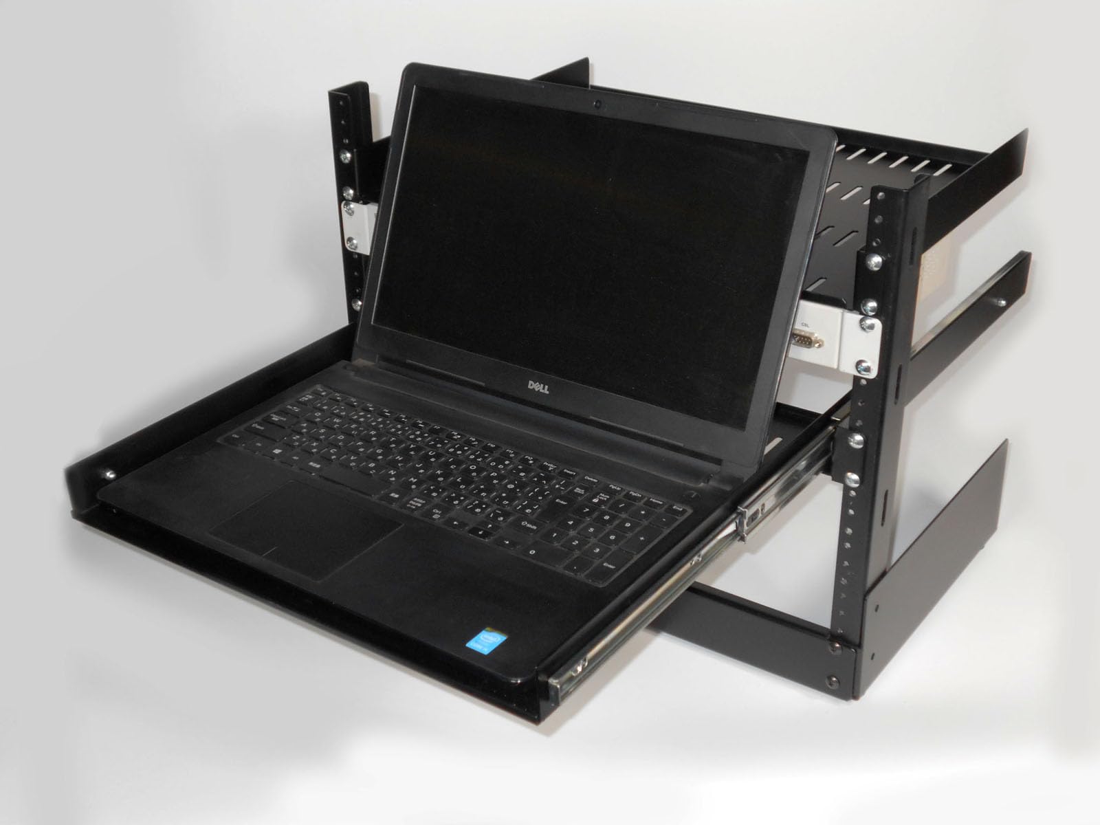 Amazon.co.jp: デスク上 設置ラック 19インチ機器設置可 卓上ラック