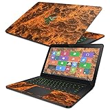 MightySkins Skin Compatible with Razer Blade 14' (2014-2017) - Burning Up | Protective, Durable, and Unique Vinyl Decal wrap Cover | Easy to Apply, Remove, and Change Styles | Made in The USA