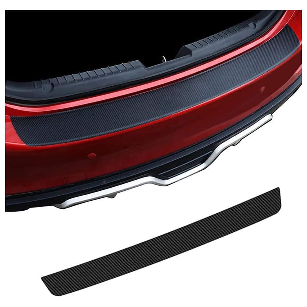 KEDDWE Car Rear Bumper Protector Strip for Toyota RAV4 Rav 4 2004 2005 2006 2007 2008-2013, Anti-Scratch Carbon Fiber Trunk Sill, Auto Exterior Accessories
